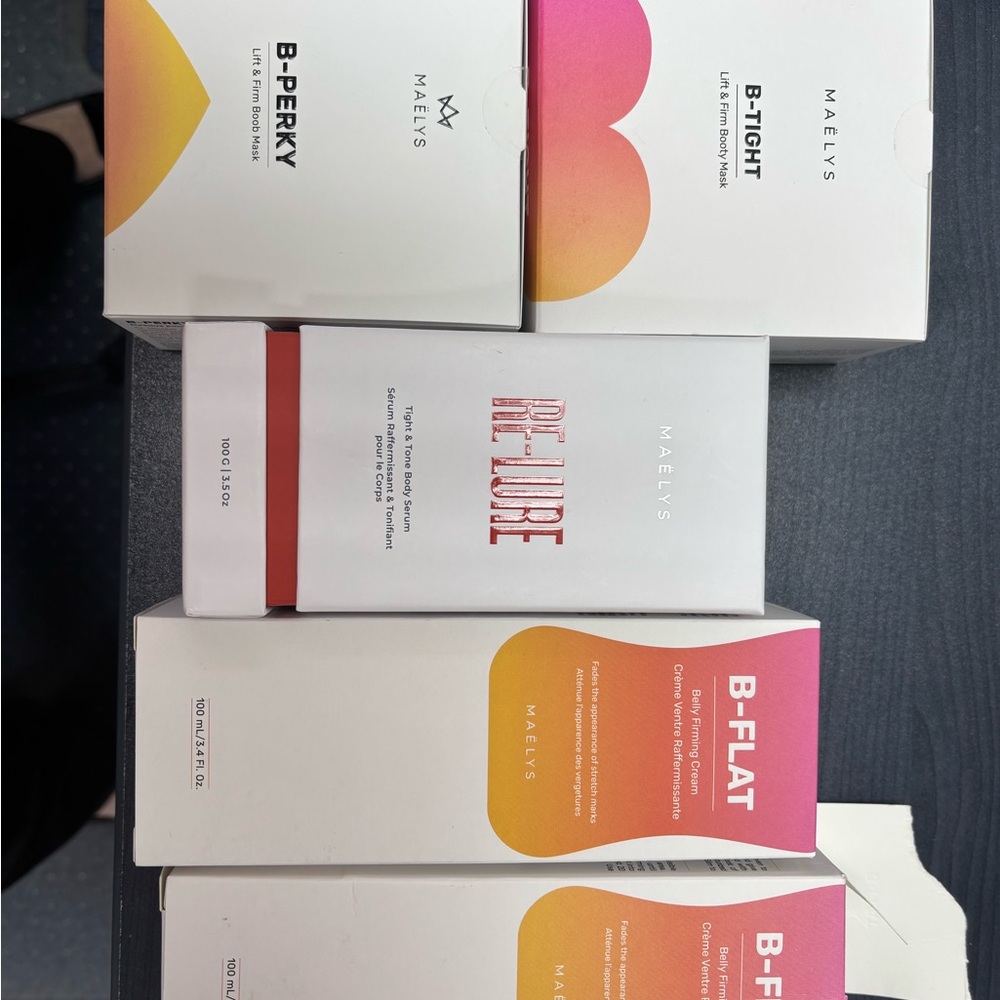 Maelys Skincare Set with Colorful Packaging